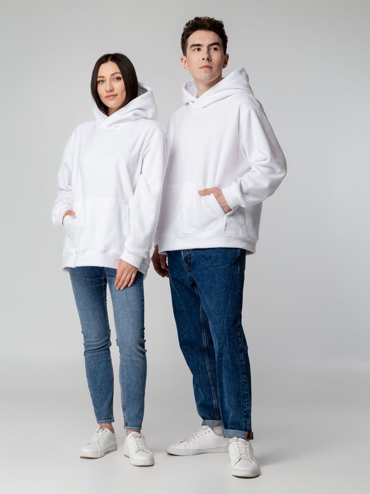 Худи флисовое унисекс Manakin, черное, размер XL/XXL