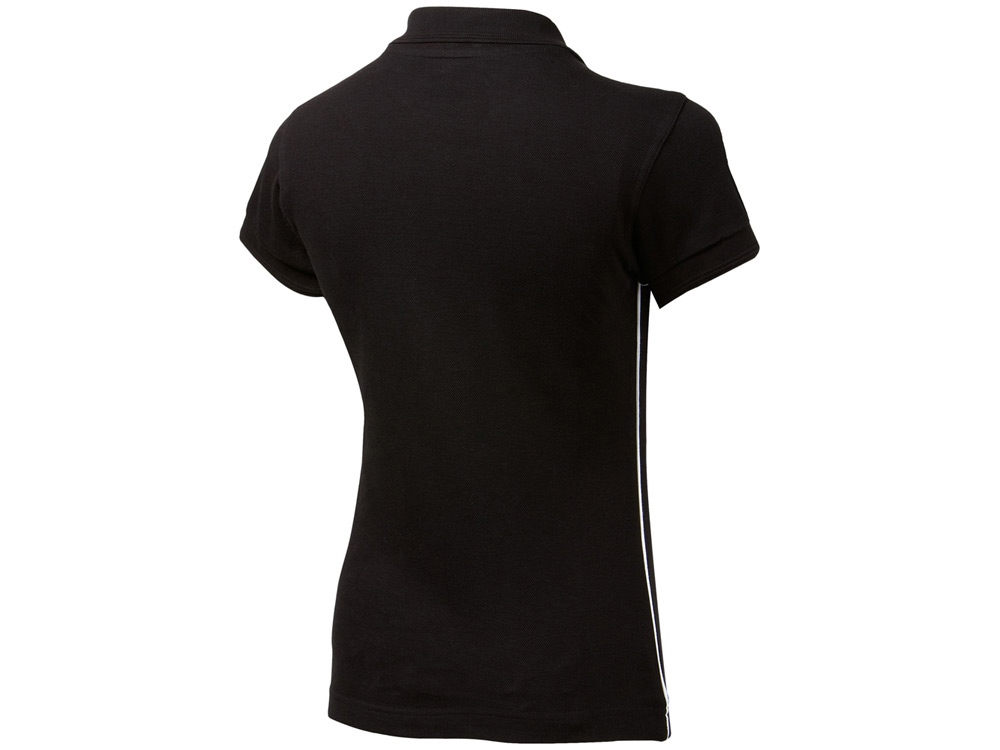 Рубашка поло Backhand женская, черный/белый