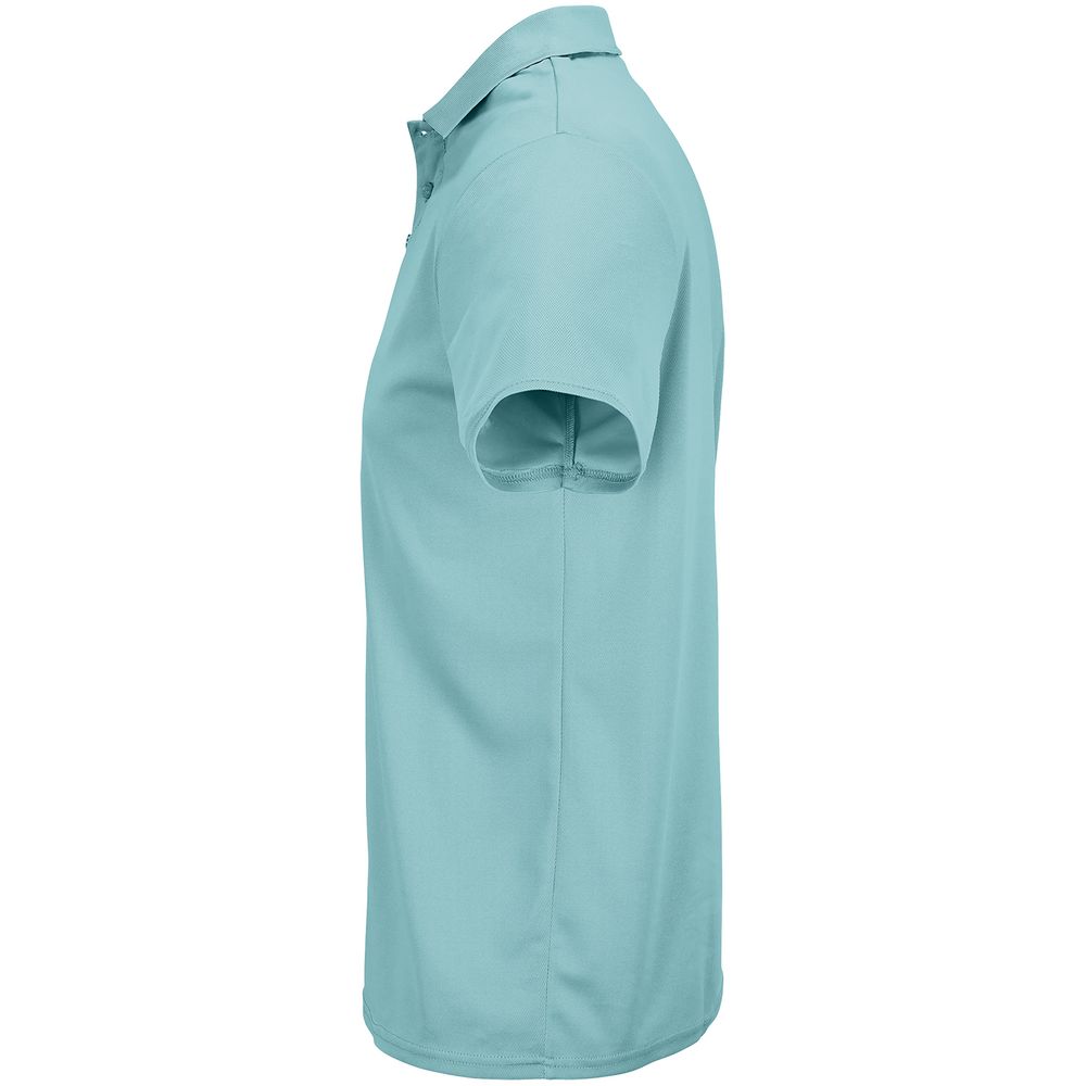 Рубашка поло унисекс Pitcher, голубая (морская волна), размер L