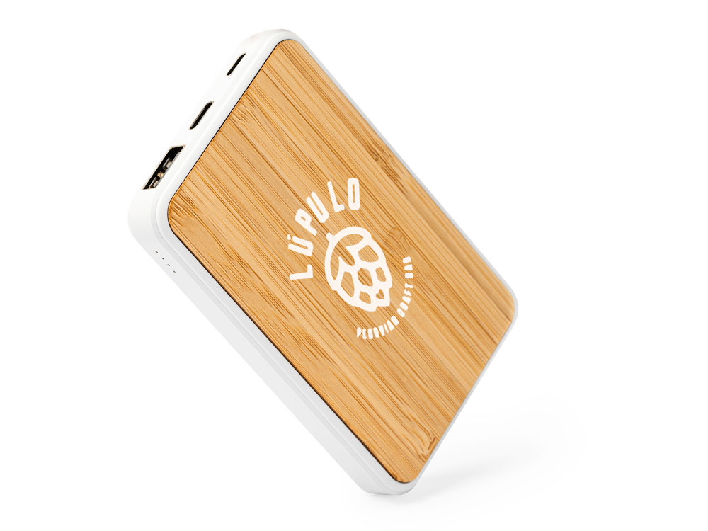 Внешний аккумулятор ROSSUM, 5000 мАч, бежевый/белый