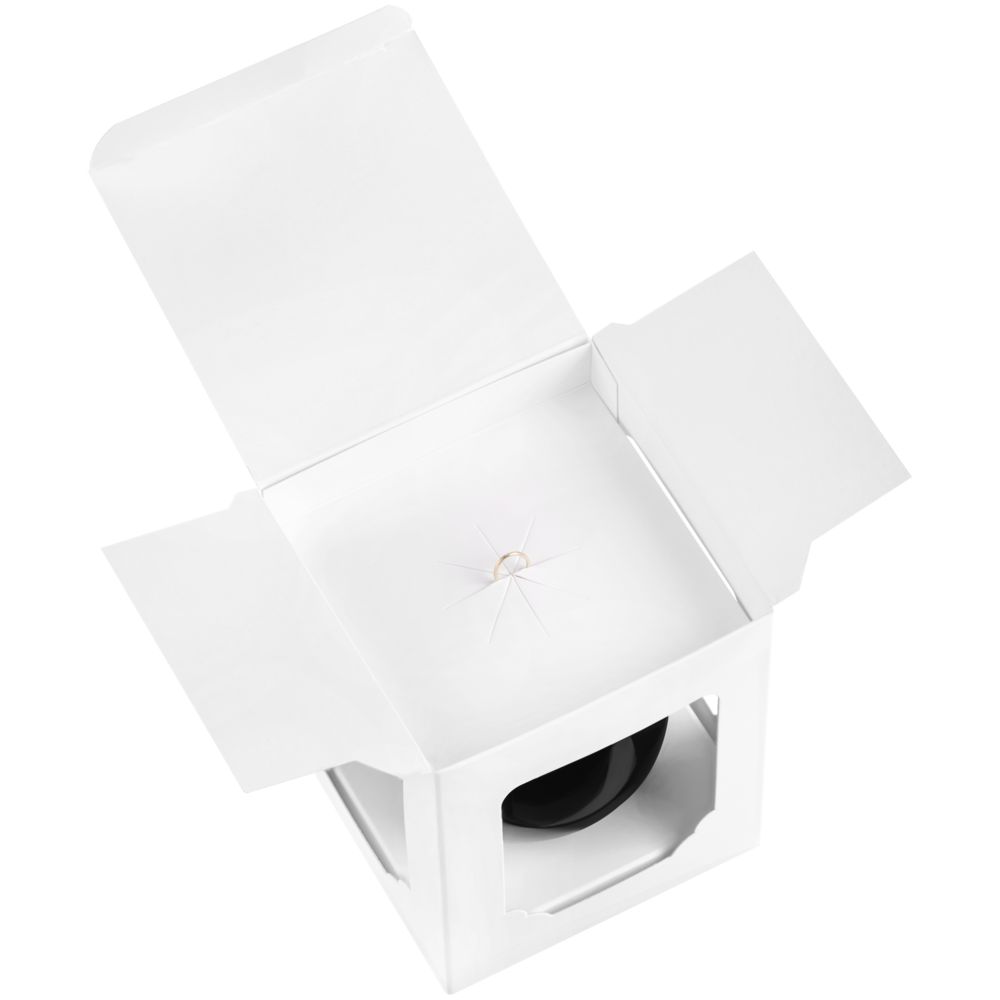 Елочный шар Gala Night в коробке, синий — пример нанесения логотипа () | Print Logo