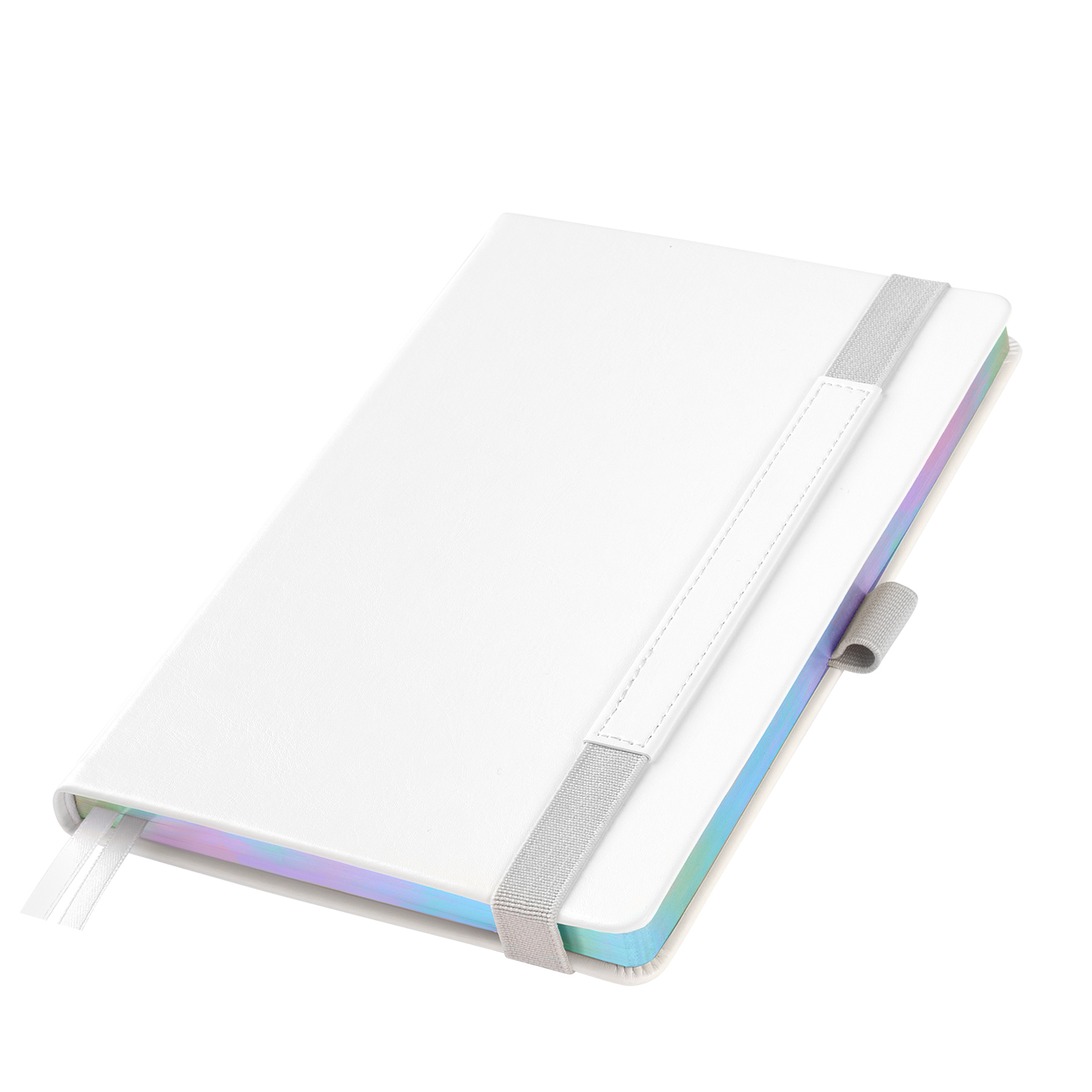 Ежедневник Гэлакси (Galaxy) недатированный, жесткая обложка, срез голограф. фольга, черный фото на сайте Print Logo.