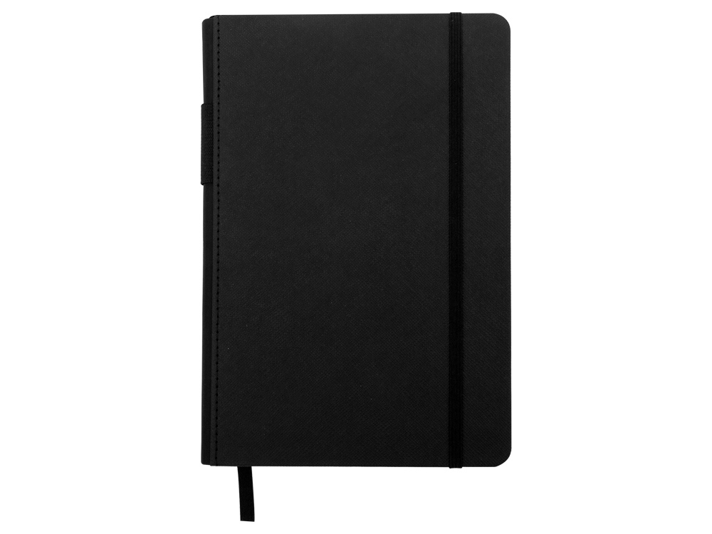 Бизнес блокнот Bossy с цветным срезом, твердая обложка, 128 листов, черный