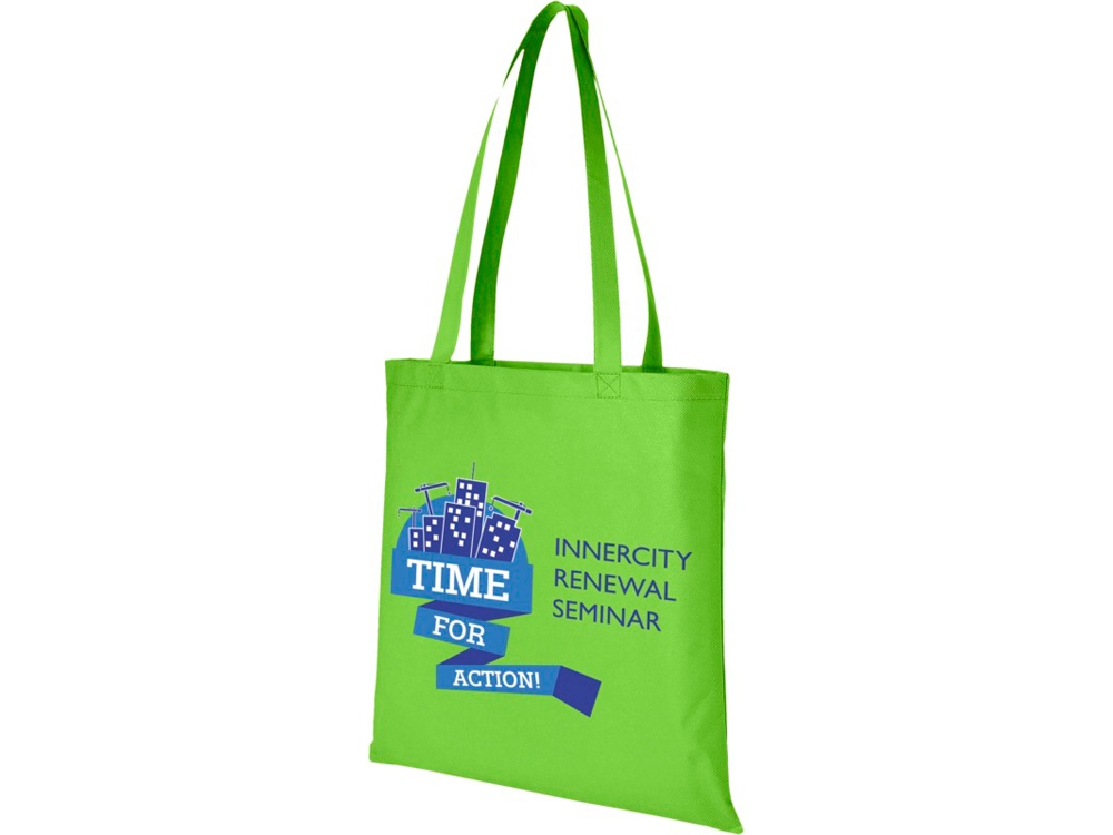 Сумка Zefir нетканая, лайм