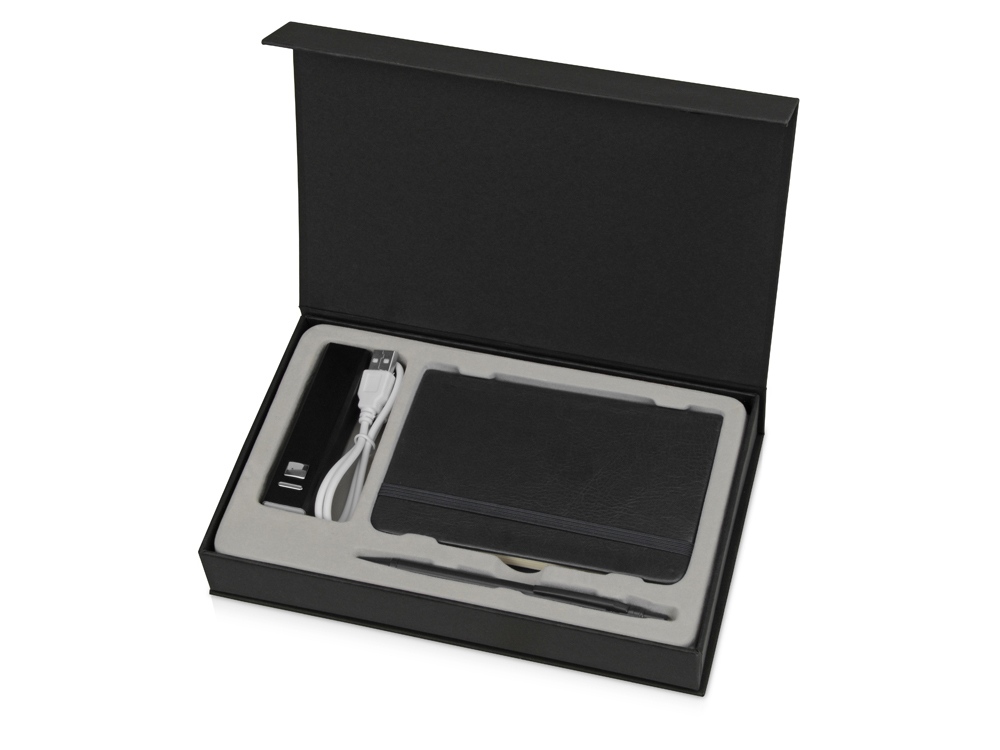 Набор для записей с пауэрбэнком Ион с логотипом  | Print Logo