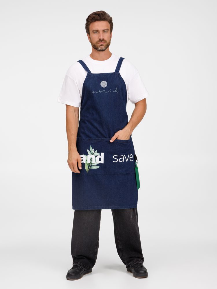 Фартук джинсовый E2