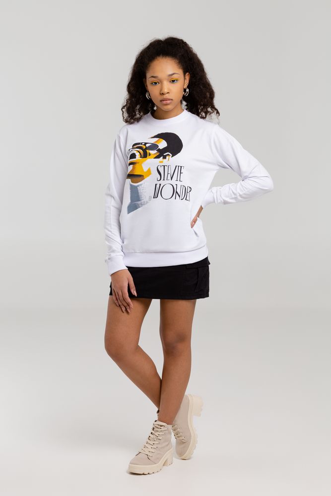 Толстовка «Меламед. Stevie Wonder» — пример нанесения логотипа (Author's) | Print Logo