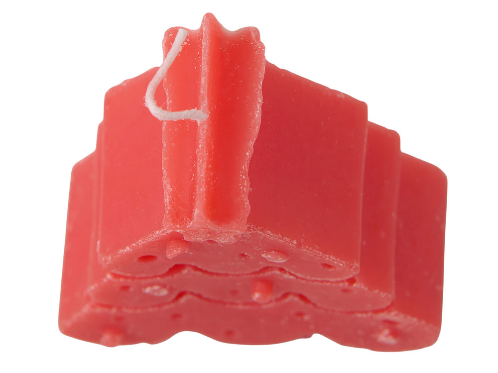 Свеча Елочка, красный