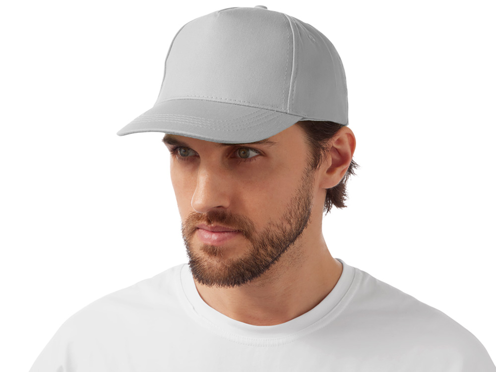 Бейсболка Мемфис 230 5-панельная, серая