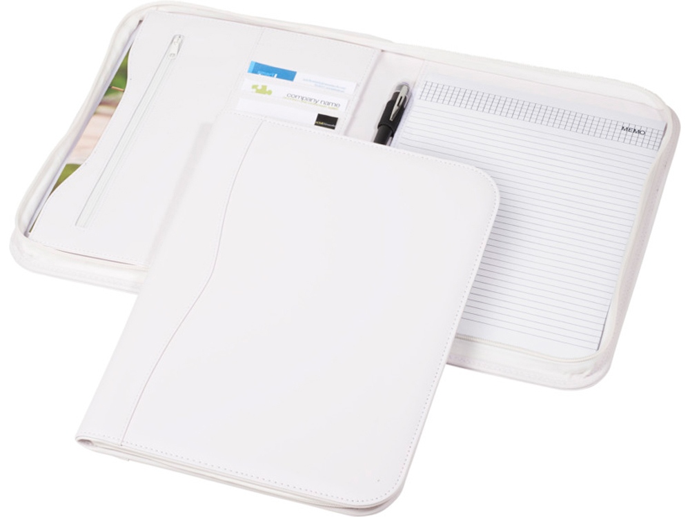 Папка А4 Ebony на молнии с логотипом  | Print Logo