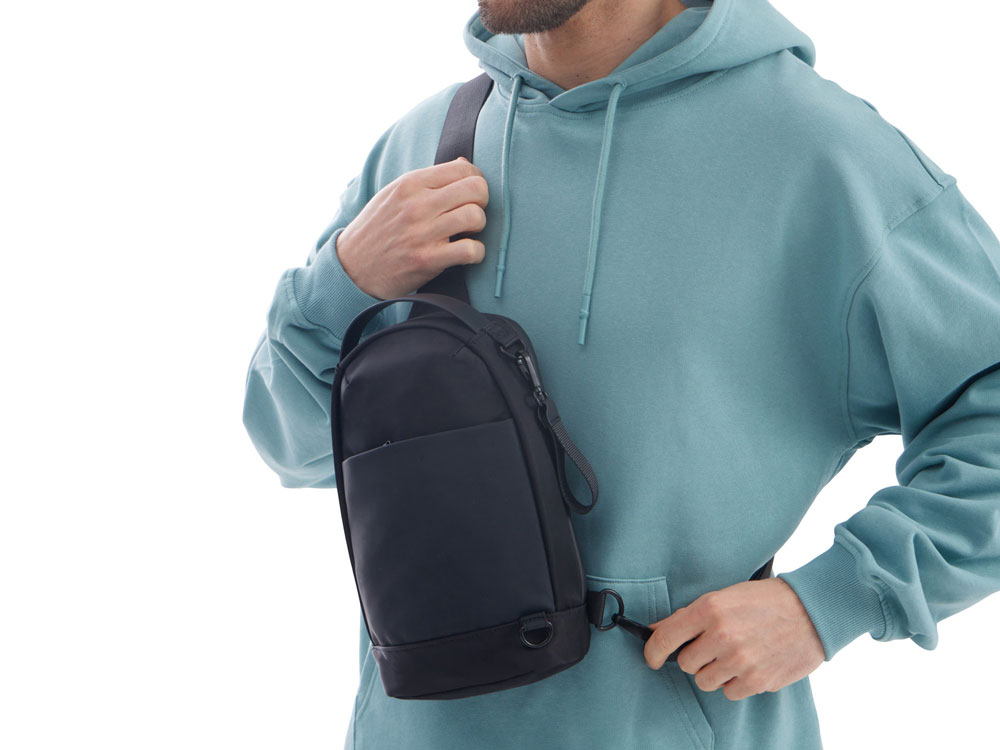 Рюкзак на одно плечо Silken, черный