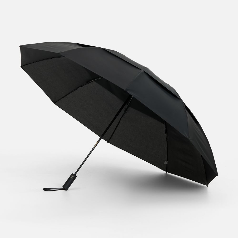 Зонт обратного сложения twoGether с двойным куполом с логотипом Indivo | Print Logo