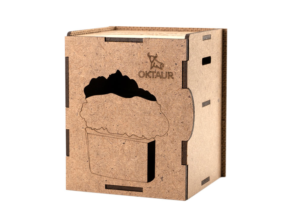 Кашпо бетонное со мхом (гама-маренго мох зеленый), QRONA