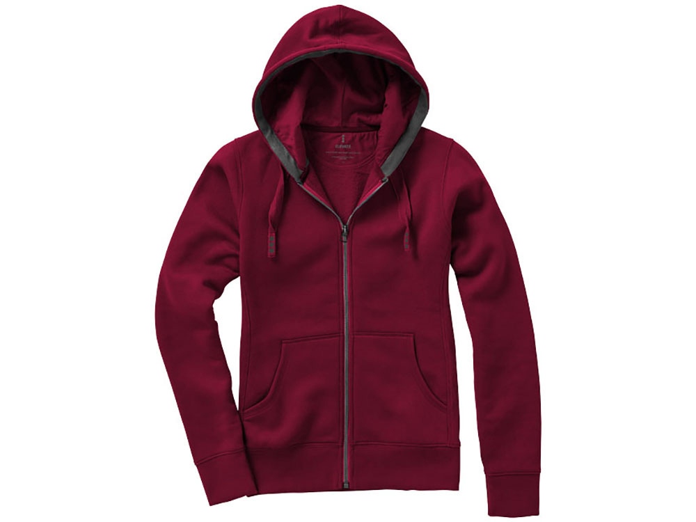 Толстовка Arora женская с капюшоном, бургунди