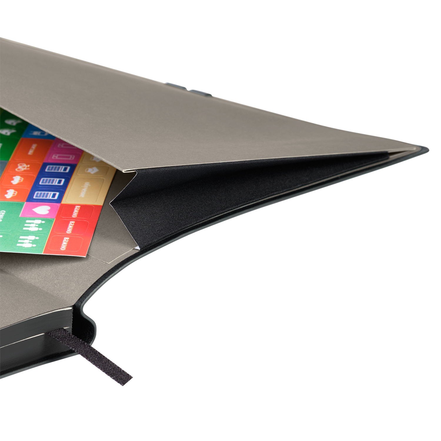 Ежедневник Ин Велюр (In Velour) недатированный, черный