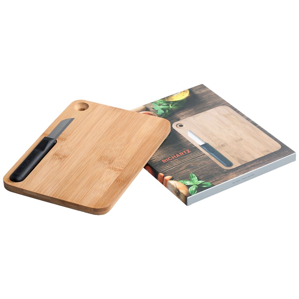 Разделочная доска и нож Piccolo фото на сайте Print Logo.