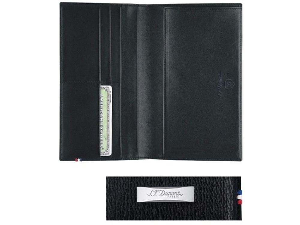 Обложка для чековой книжки Contraste с логотипом S.T. Dupont | Print Logo