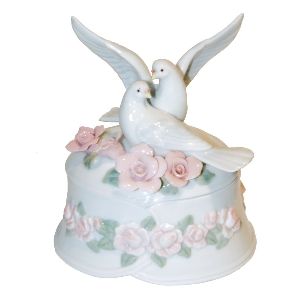 Шкатулка «Голуби» с логотипом House Design | Print Logo