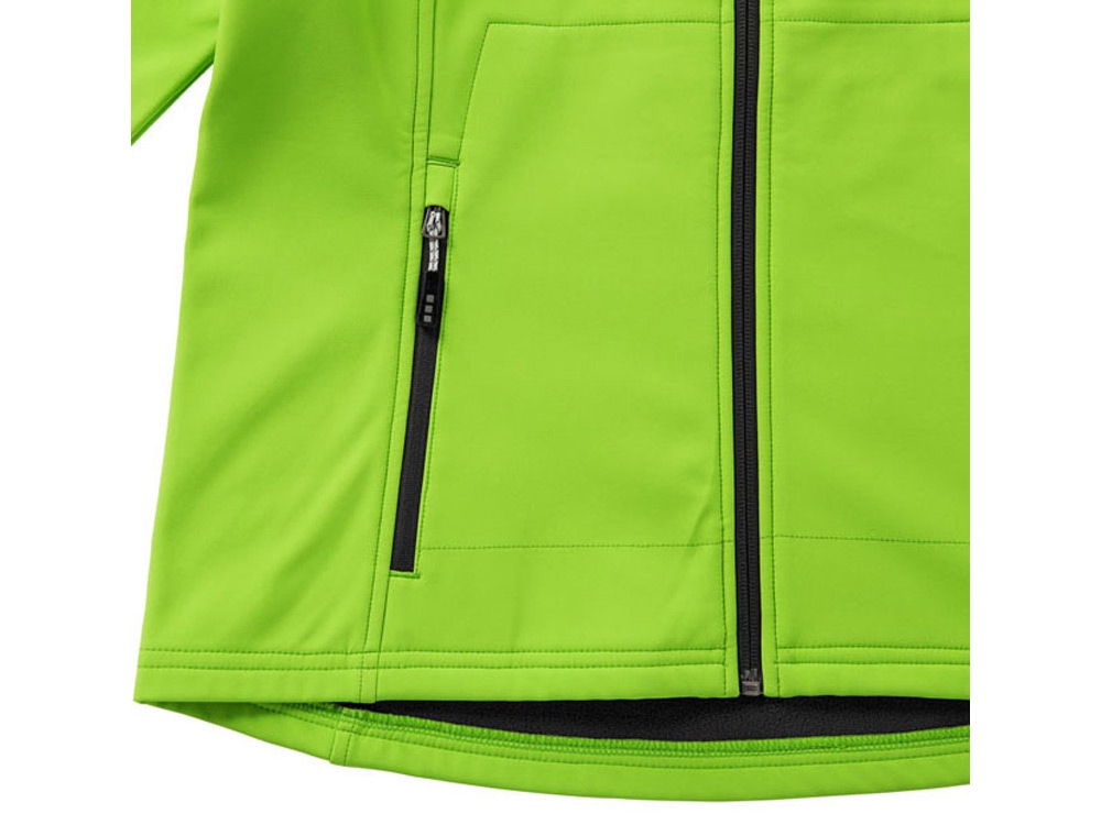 Куртка софтшел Langley женская, зеленое яблоко