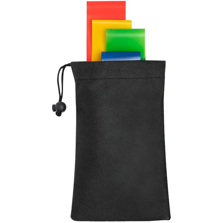 Набор эластичных лент для фитнеса Harper с логотипом  | Print Logo