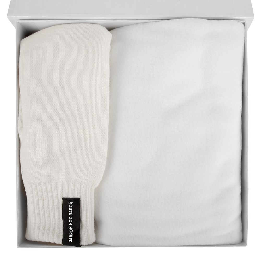 Набор «Белый-белый» — пример нанесения логотипа () | Print Logo