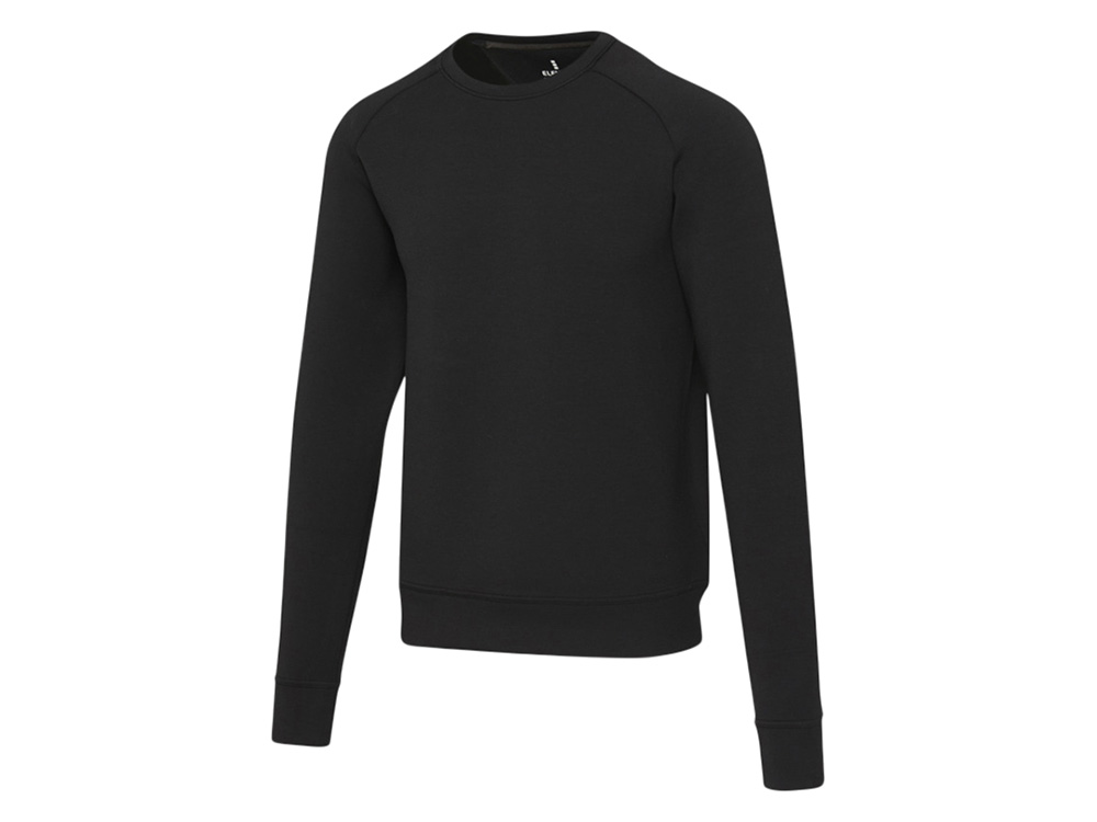 Спортивный свитер с круглым вырезом Yukon из интерлока, унисекс с логотипом Elevate | Print Logo