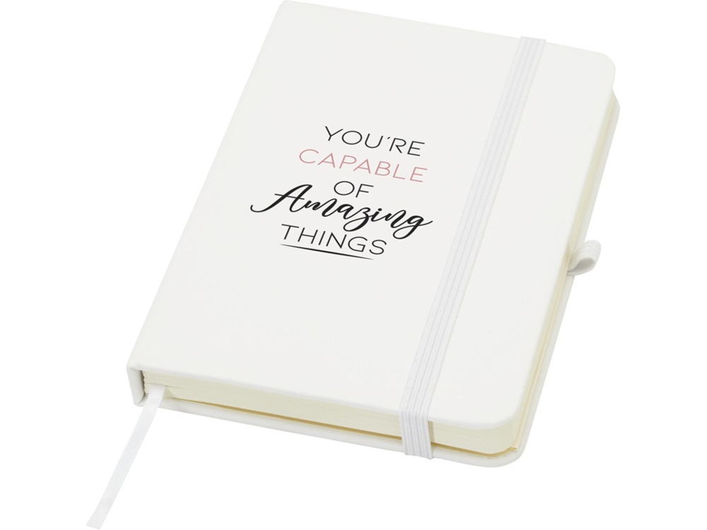 Блокнот Spectrum Plus формата A6 в твердой обложке - Белый