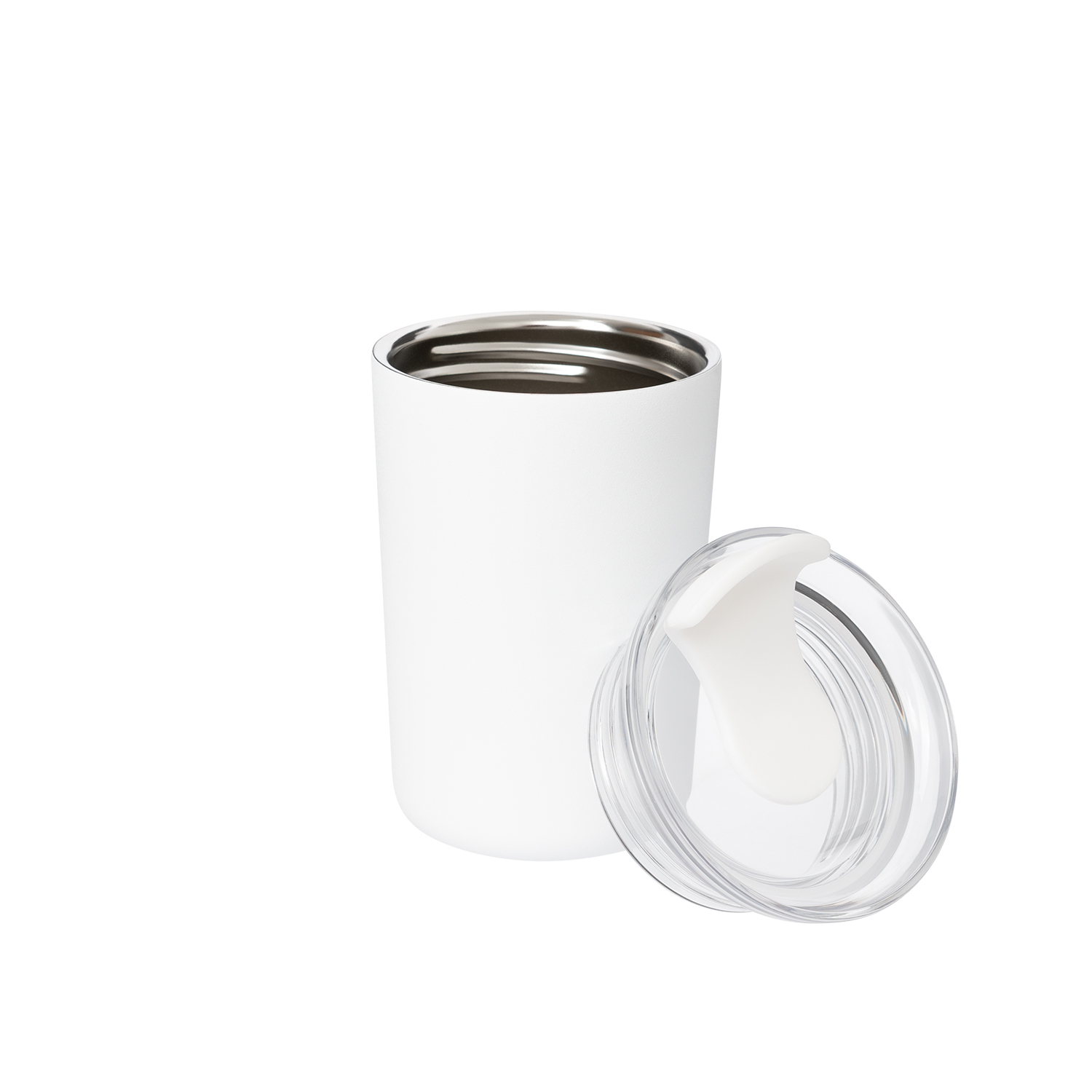 Термокружка вакуумная Strada, белая