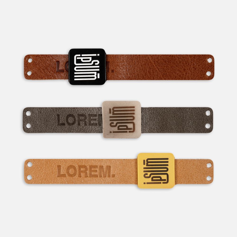 Лейбл кожаный Gimel, S