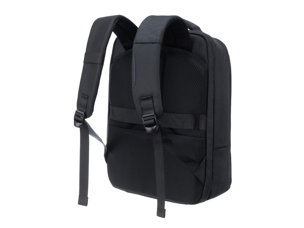 Рюкзак TORBER VOYAGE c отделением для ноутбука 17'', черный, полиэстер 900D, 31х17х44 см, 18 л