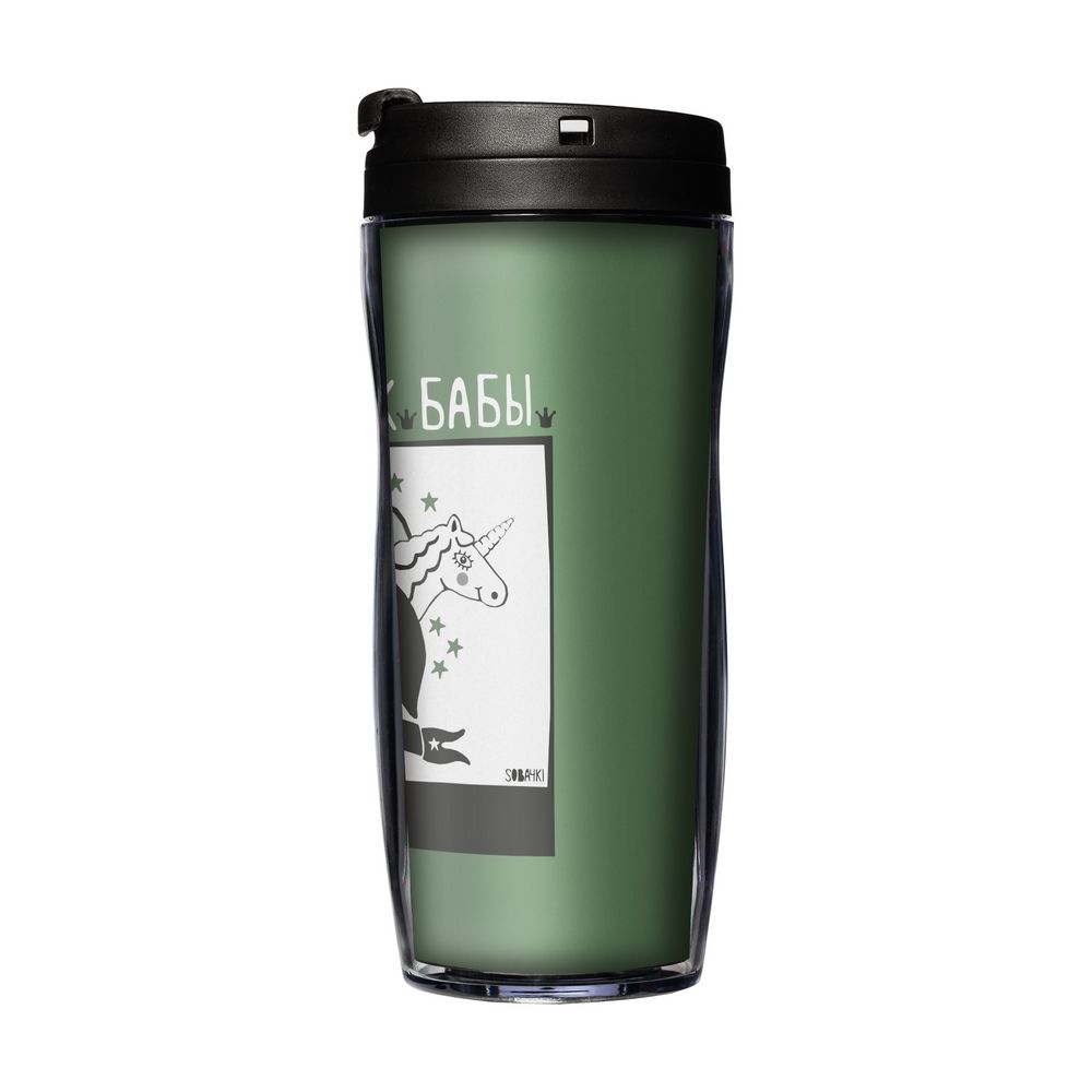 Термостакан «Королева» — пример нанесения логотипа (Соль) | Print Logo