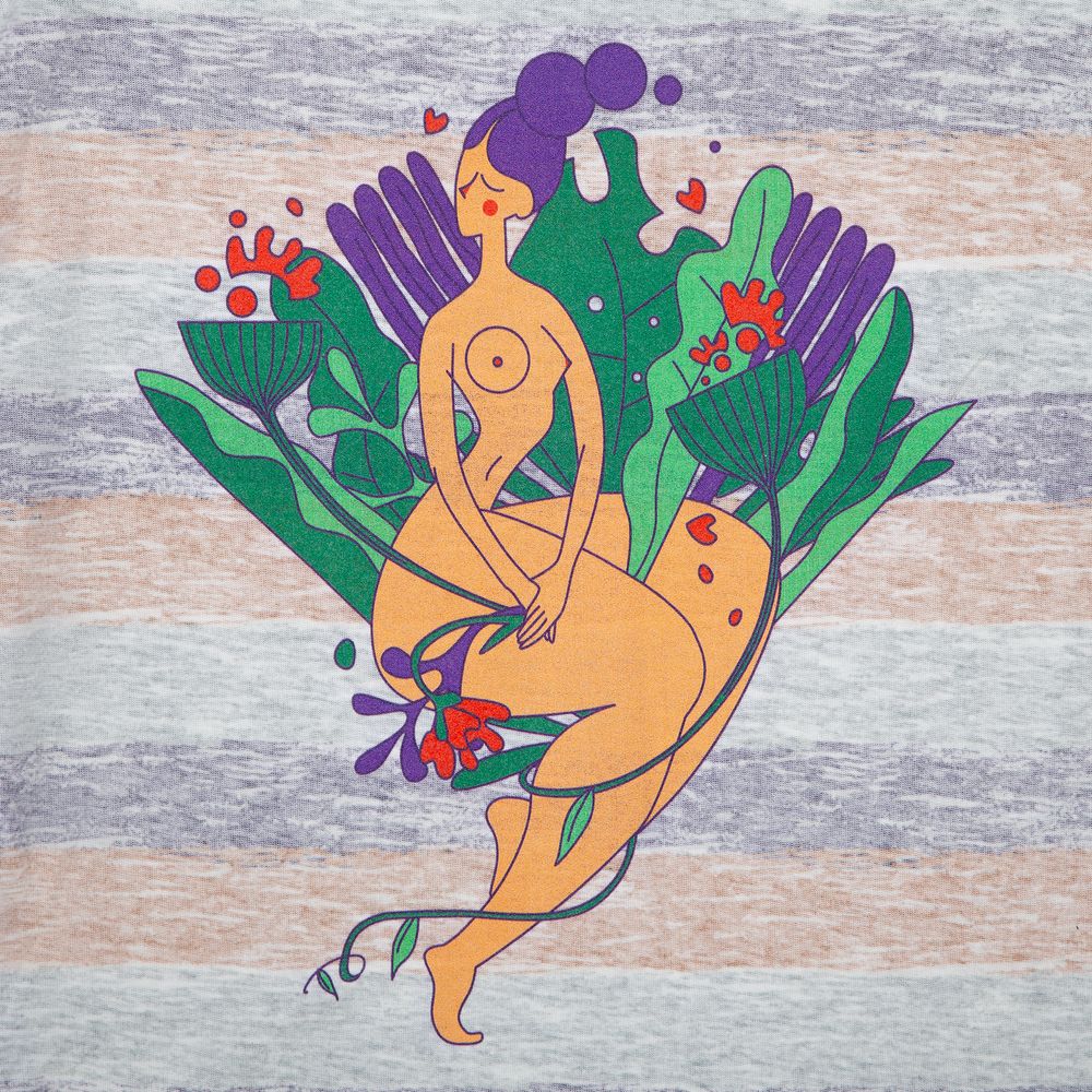 Футболка женская «Амазонка» двусторонняя — пример нанесения логотипа (CoolColor) | Print Logo