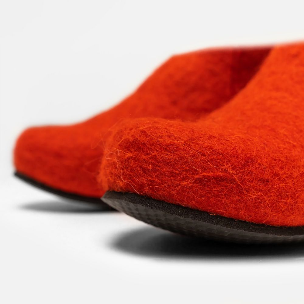 Домашние валенки Cant, красные, размер 39
