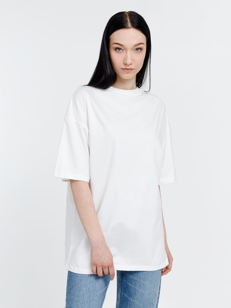 Футболка оверсайз унисекс Big Haul, молочно-белая, размер XL