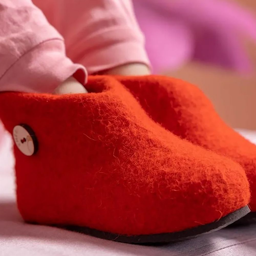 Домашние валенки Wild, красные, размер 47