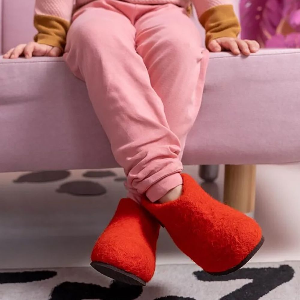 Домашние валенки Wild, красные, размер 47