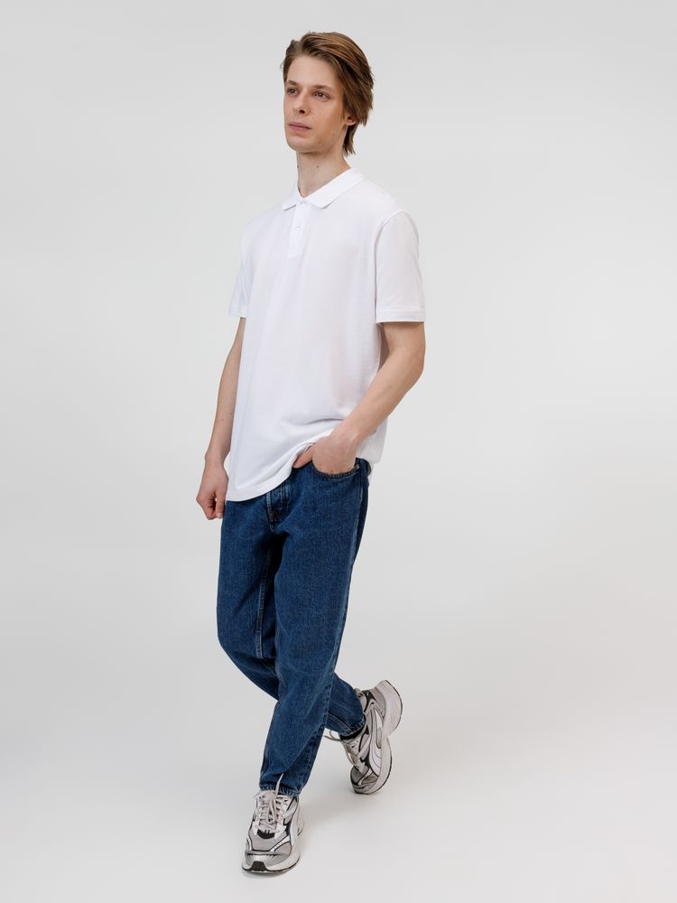 Рубашка поло унисекс Pulse, белая, размер 5XL