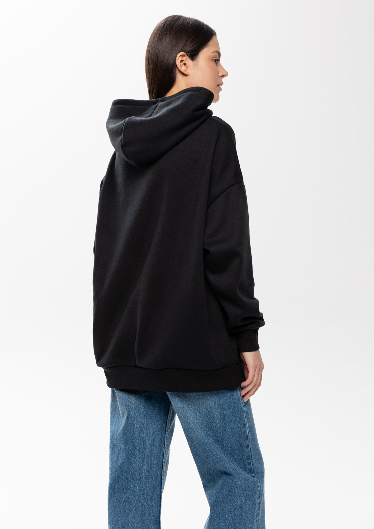 Худи унисекс STAN оверсайз интерсофт 320, 69, Чёрный,  (20)  (56/XXXL)