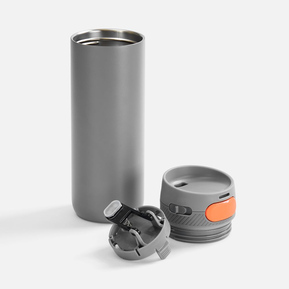 Термостакан X1 с цветной кнопкой — пример нанесения логотипа (andor) | Print Logo