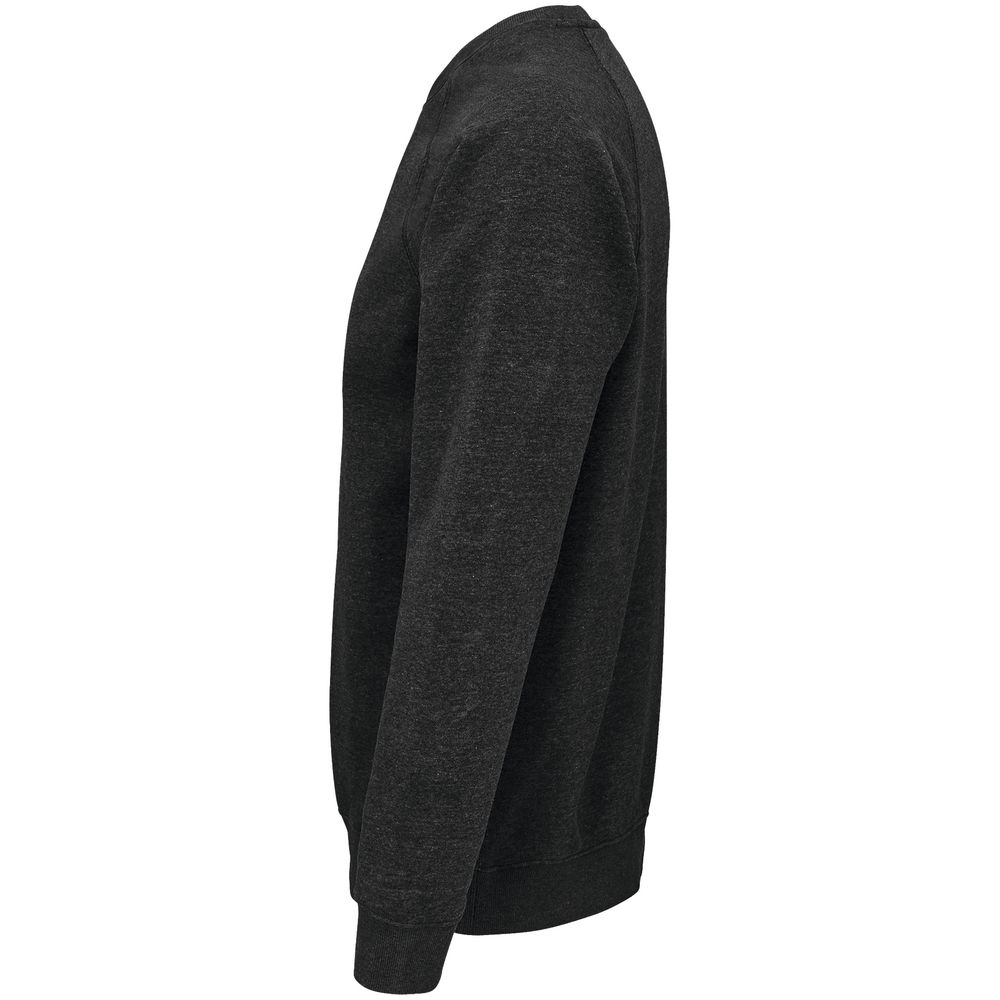 Свитшот унисекс Space, черный меланж, размер S