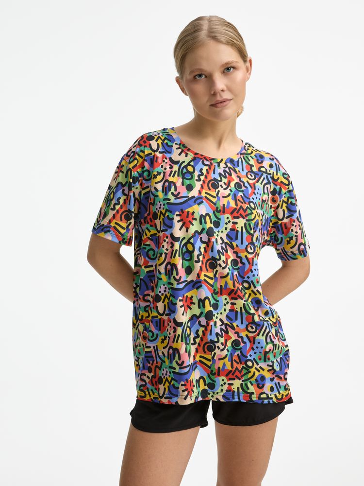 Футболка унисекс Senti с полной запечаткой на заказ, размер 4XL