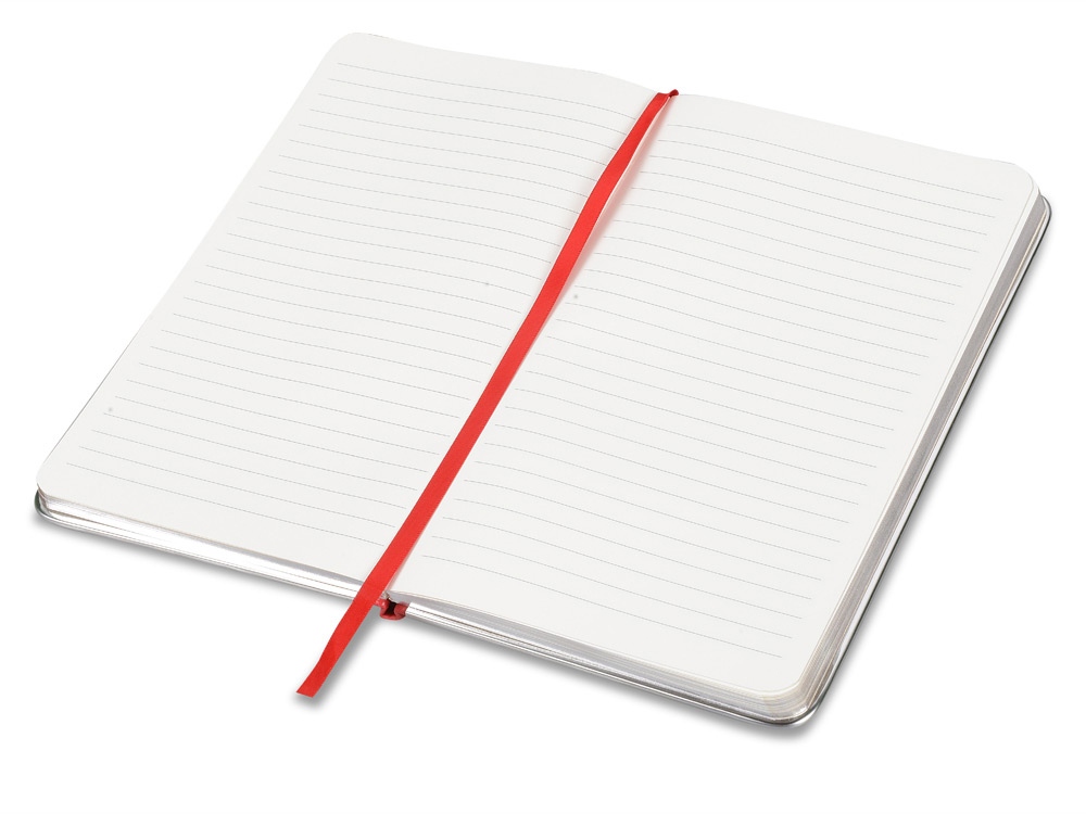 Блокнот Silver Rim красный. Lettertone