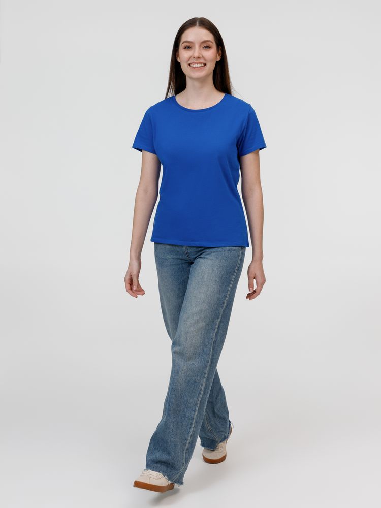 Футболка E150 женская ярко-синяя, размер XS