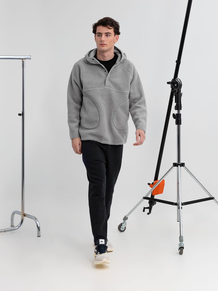 Анорак унисекс Oblako, светло-серый, размер M/L