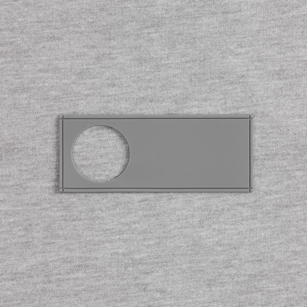 Лейбл из ПВХ с вырубкой «Круг»