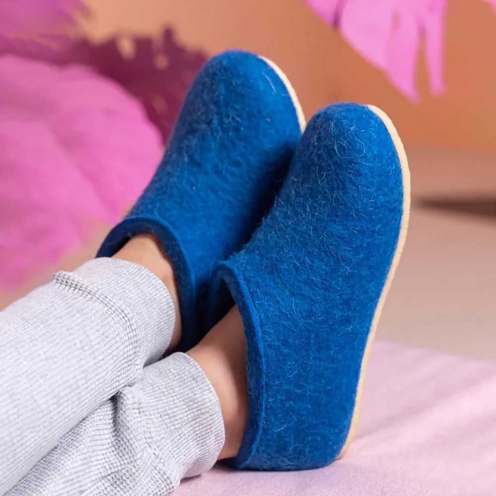 Домашние валенки Cant, синие (василек), размер 38