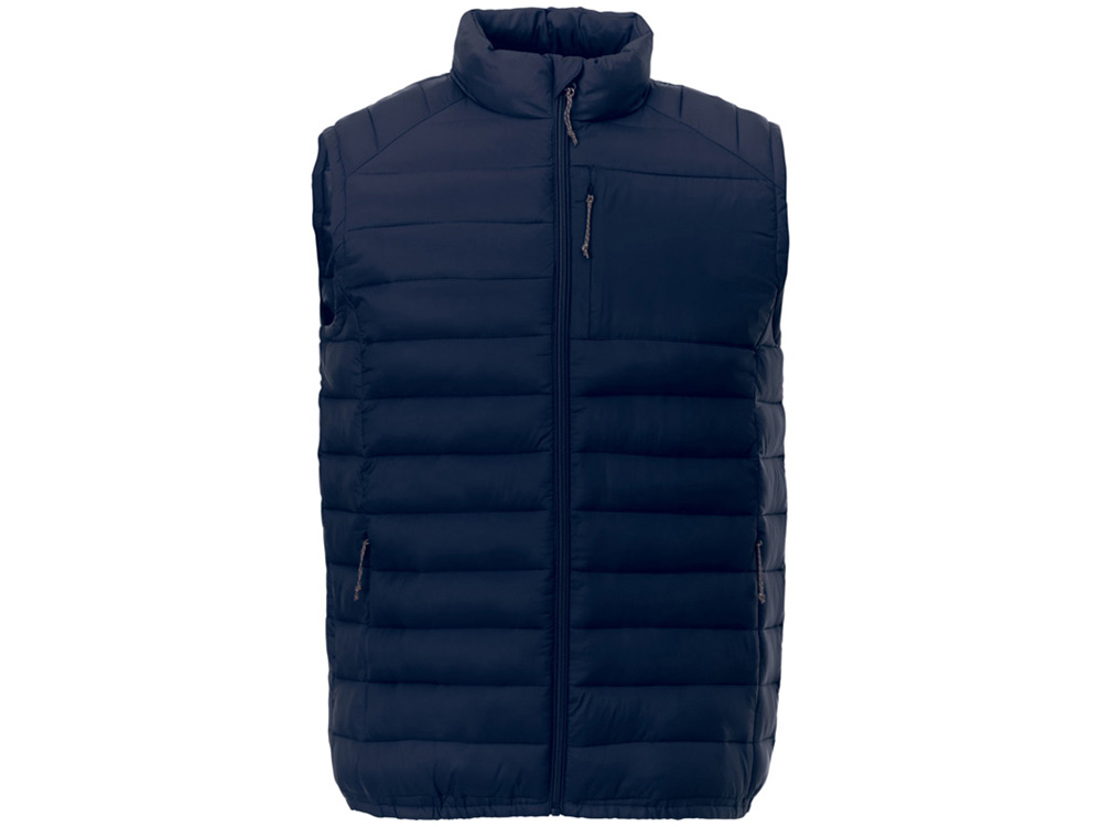 Мужской утепленный жилет Pallas  из переработанных материалов по стандарту GRS - Темно - синий