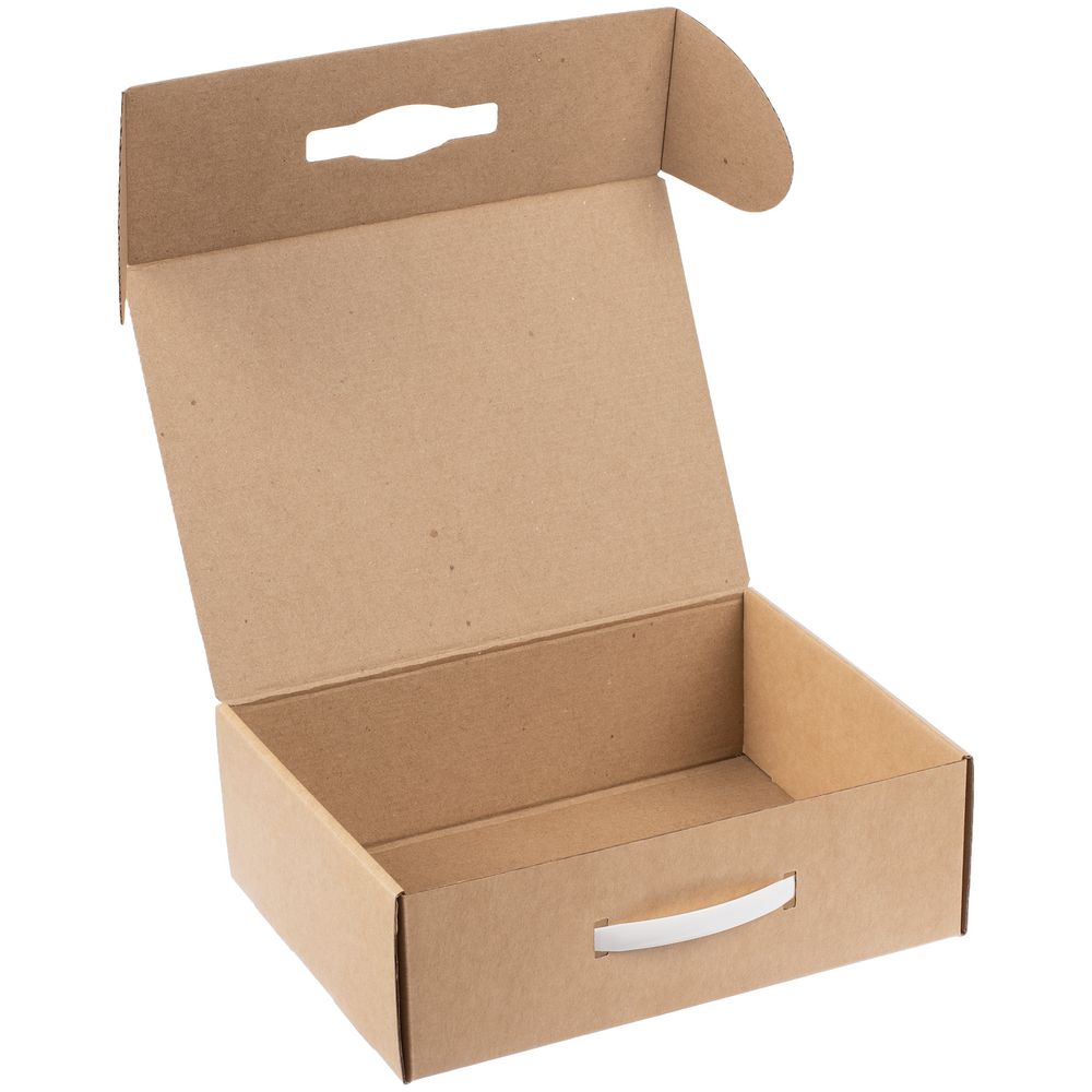 Коробка Matter Light, белая — пример нанесения логотипа (сделано в России) | Print Logo