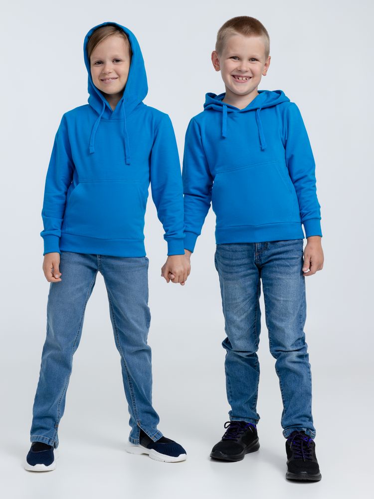 Худи детское Kirenga 2.0 Kids, бирюзовое, 10 лет