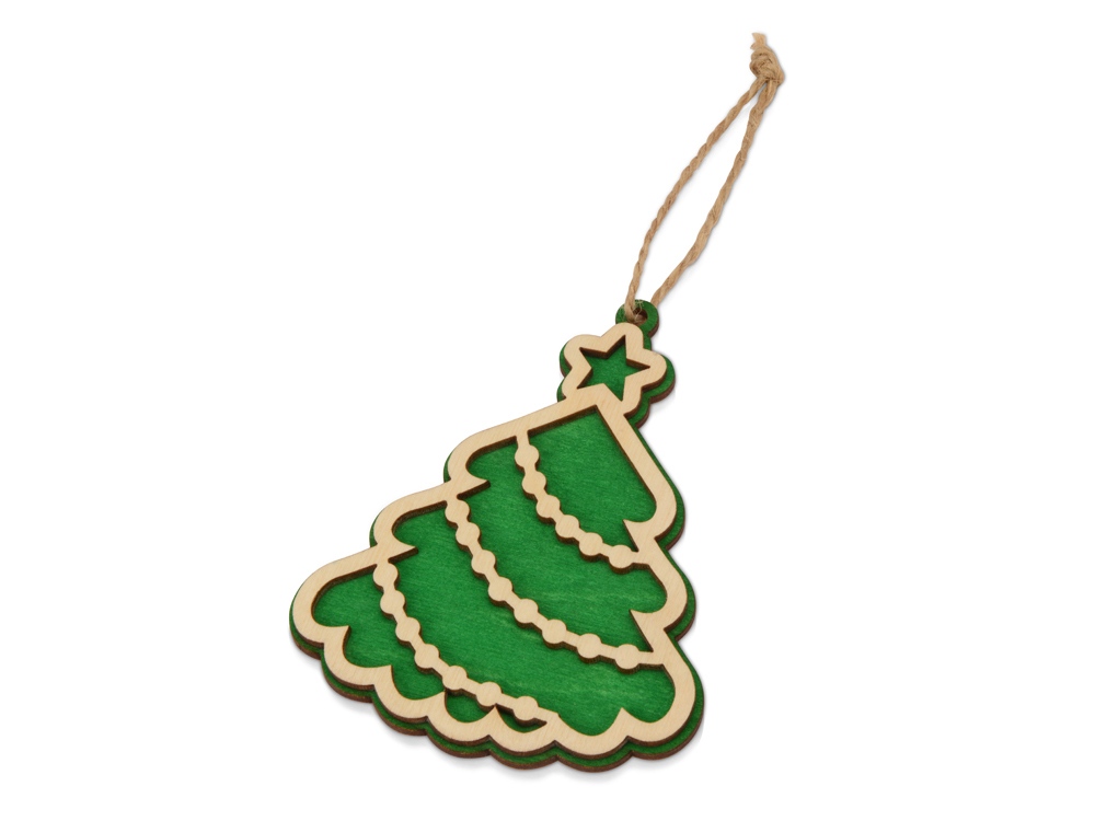 Подвеска Новогодняя ёлочка с логотипом  | Print Logo